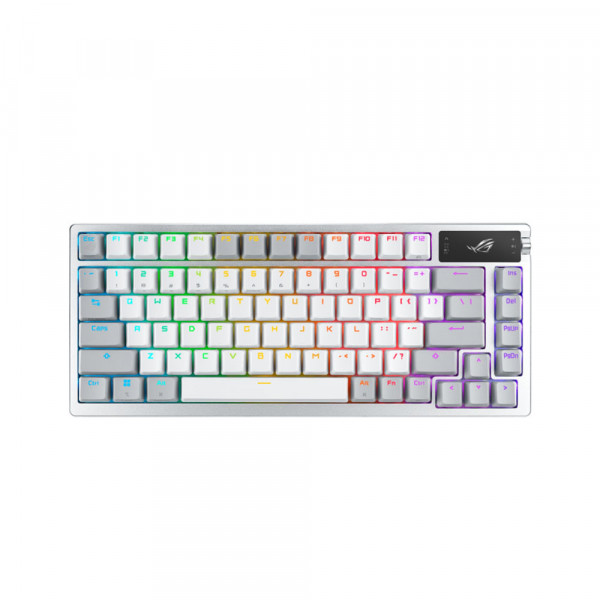 Bàn Phím Cơ Không Dây ASUS ROG Azoth NX Snow Switch White (90MP031A-BKUA11)