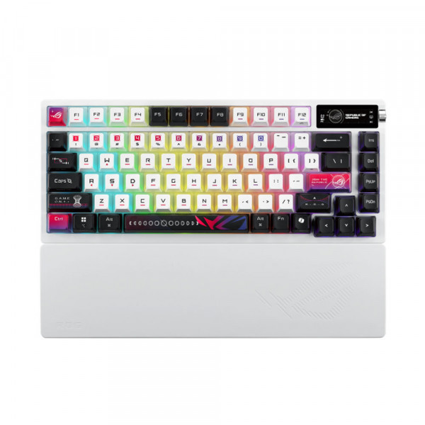 Bàn Phím Cơ Asus ROG Azoth X NX Storm Switch V2 White (90MP044G-BKUA30)