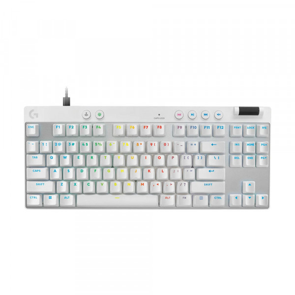 Bàn Phím Cơ Logitech G Pro X TKL Rapid White (920-013243)