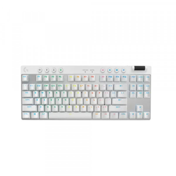 Bàn Phím Cơ Logitech G Pro X TKL Lightspeed Tactile Switch White (920-012149)