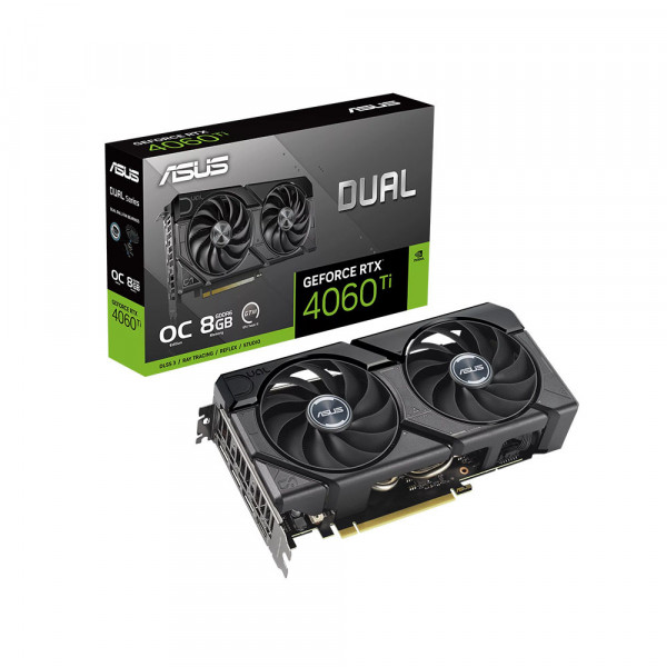 Card Màn Hình ASUS Dual GeForce RTX 4060 Ti EVO OC Edition 8GB GDDR6 (DUAL-RTX4060TI-O8G-EVO)