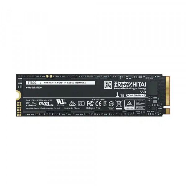 Ổ Cứng SSD ZHITAI Ti600 1TB PCIe 4.0 NVMe (Đọc 7000MB/s Ghi 6000MB/s)