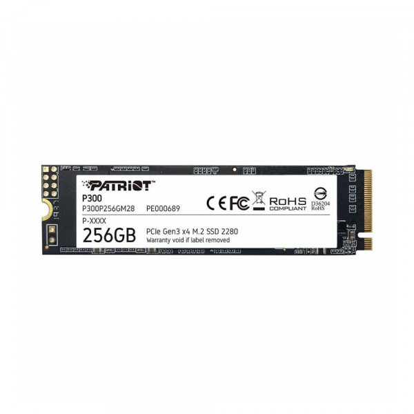 Ổ Cứng SSD PATRIOT P300 256GB M.2 2280 NVMe Gen 3x4 (P300P256GM28)