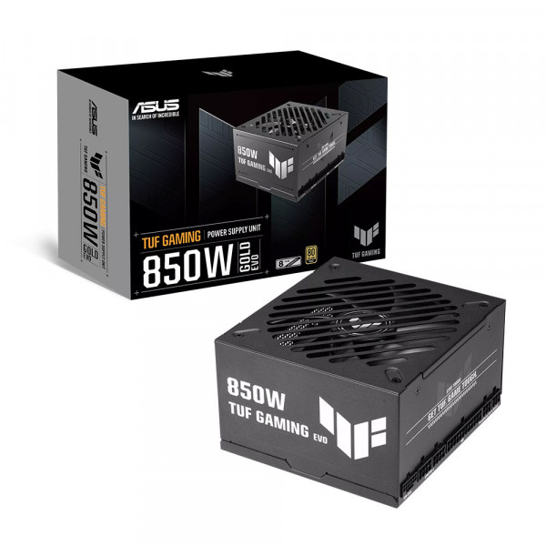 Nguồn Máy Tính ASUS TUF Gaming 850W Gold EVO ATX 3.1 Black (TUF-GAMING-850G-EVO)