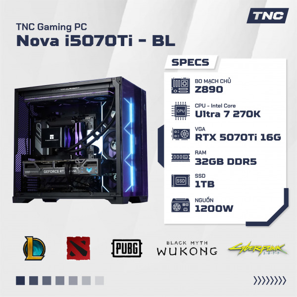 PC Core Ultra 7 - Nova i5070Ti - BL