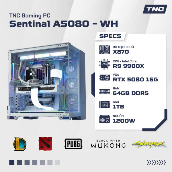 PC Gaming - Sentinal A5080 - WH