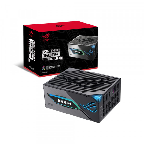 Nguồn Máy Tính Asus ROG Thor 1600T3 1600W 80 Plus Titanium - Full Modular