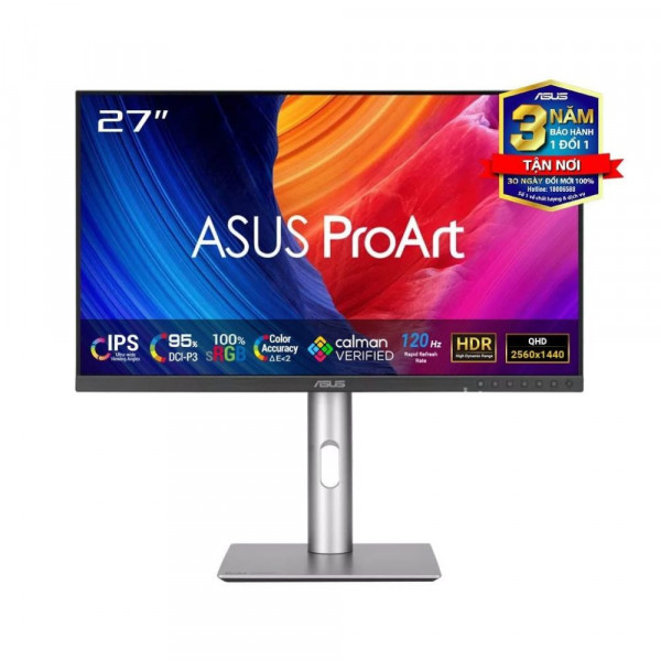 Màn Hình Đồ Họa ASUS ProArt PA278QGV 27 Inch/ QHD/ IPS/ 120Hz/ 5ms