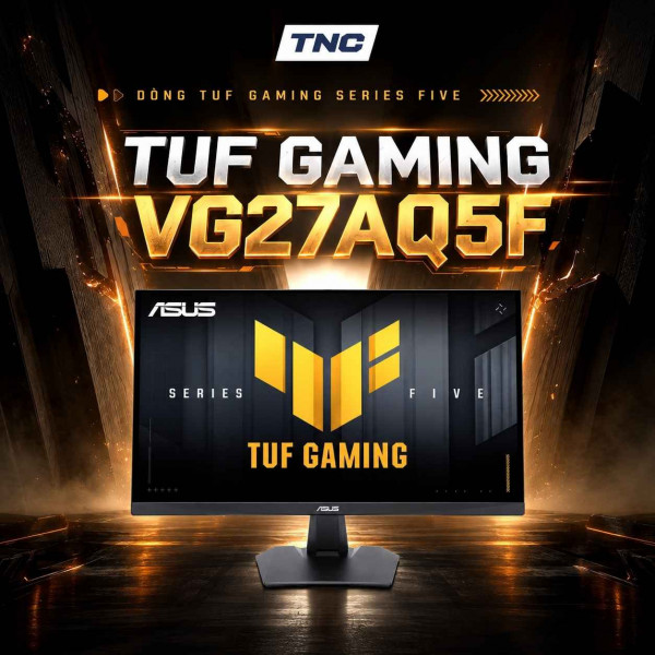 Màn Hình Gaming Asus TUF Gaming VG27AQ5F 27 Inch/ QHD/ Fast IPS/ 220Hz/ 0.3ms