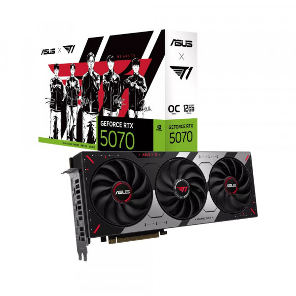 Card Màn Hình ASUS T1 GeForce RTX 5070 12GB GDDR7 OC Edition (T1-RTX5070-O12G-GAMING)