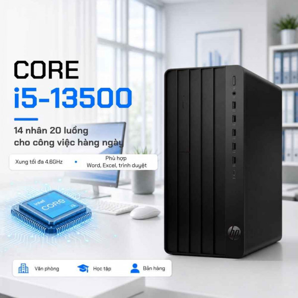 TNC Store Máy Tính Để Bàn HP Pro Tower 280 G9 (B91LWAT)
