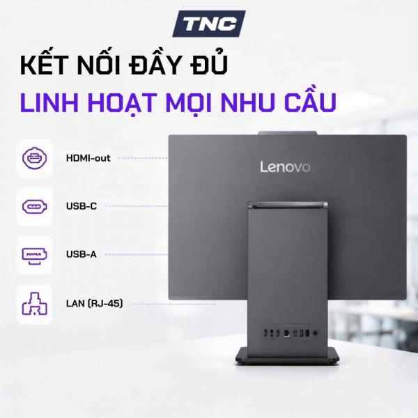 TNC Store Máy Tính Để Bàn All in One Lenovo ThinkCentre Neo 50a 24 Gen5 (12SC00C2VA)