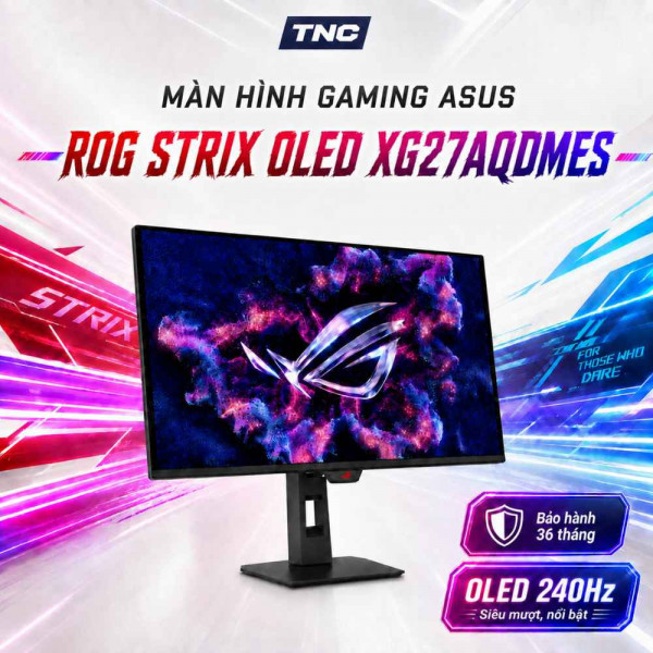Màn Hình Gaming Asus ROG Strix OLED XG27AQDMES 27 inch/ QHD/ QD-OLED/ 240Hz/ 0.03ms