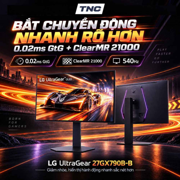TNC Store Màn Hình Gaming OLED LG UltraGear 27GX790B-B