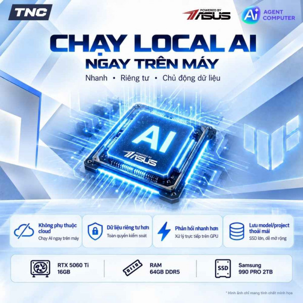 TNC Store PC Agent Everyday AI - Powered by ASUS