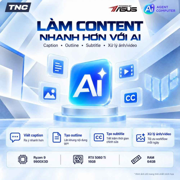 TNC Store PC Agent Everyday AI - Powered by ASUS