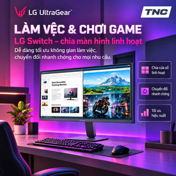 TNC Store Màn Hình Gaming LG 24G411B-B