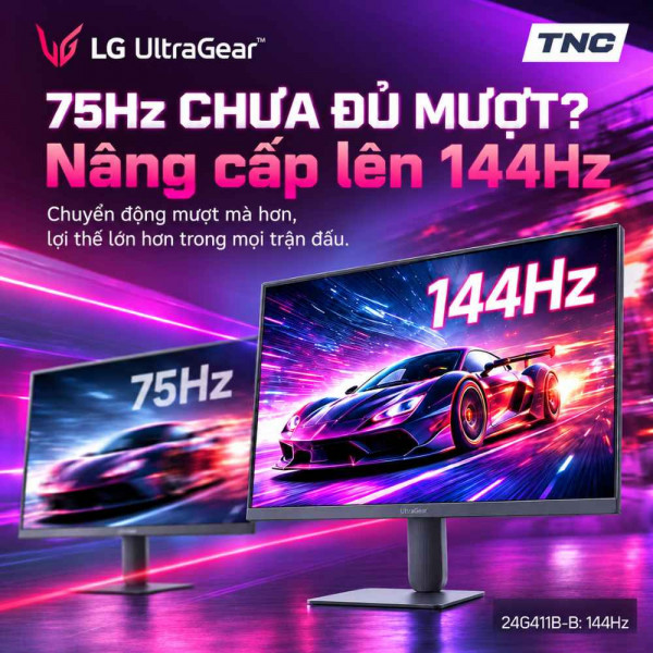 Màn Hình Gaming LG 24G411B-B 24 Inch/ IPS/ FHD/ 144Hz/ 1ms