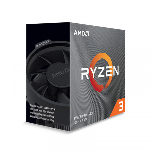 CPU AMD Ryzen 3 3100 3.6 GHz (3.6 GHz Up to 3.9 GHz) / 16MB cache / 4 cores 8 threads