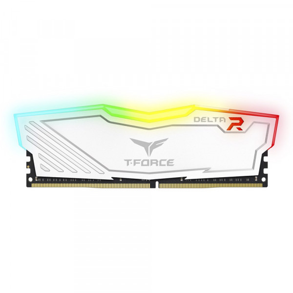 Ram TEAMGROUP T-Force Delta RGB 16GB (2x8GB) DDR4 3200MHz White