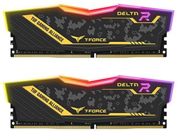 RAM TEAMGROUP T-FORCE DELTA TUF 16GB(8GBx2) DDR4 Bus 3200MHz