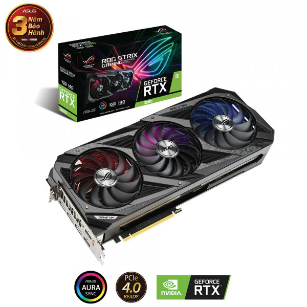 Card Màn Hình ASUS ROG Strix RTX 3080 O10G V2 Gaming 