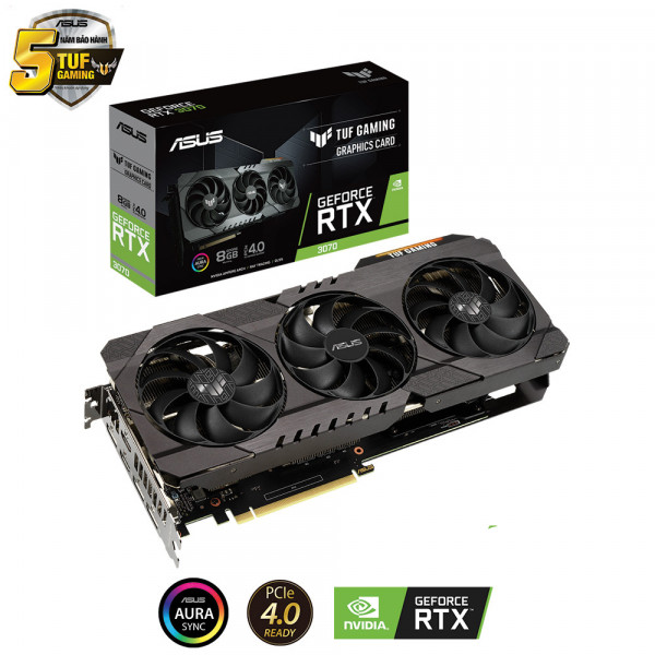 Card màn hình ASUS TUF GeForce RTX 3070 8GB Gaming