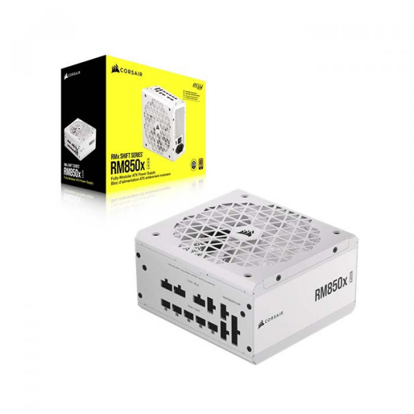 Nguồn máy tính Corsair RM850x Shift White ATX 3.1 & PCIe 5.1 - 80 Plus Gold