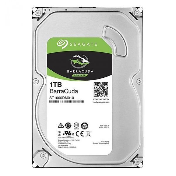 Ổ cứng HDD SEAGATE BARRACUDA 1TB - 64MB Cache/ 7200RPM