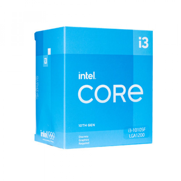 CPU Intel Core i3 - 10105F 4C/8T ( 3.7GHz up to 4.4GHz, 6MB )