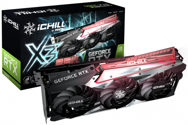 Card Màn Hình INNO3D Geforce RTX 3060 ICHILL X3 Red 12GB (FHR)