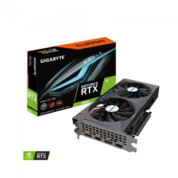 Card màn hình Gigabyte RTX 3060 EAGLE OC 12G