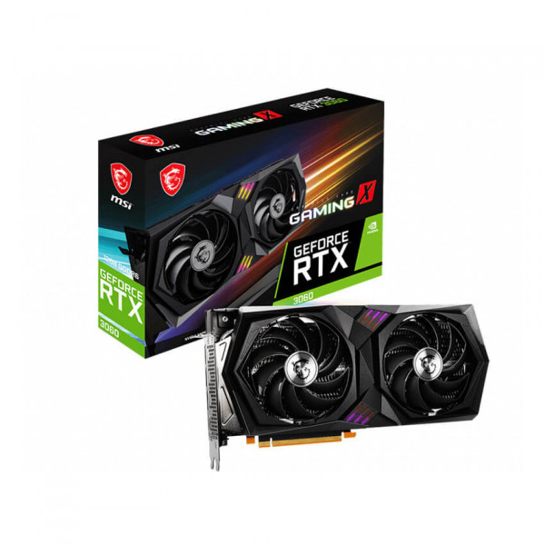 Card Màn Hình MSI Geforce RTX 3060 GAMING X 12G (FHR)