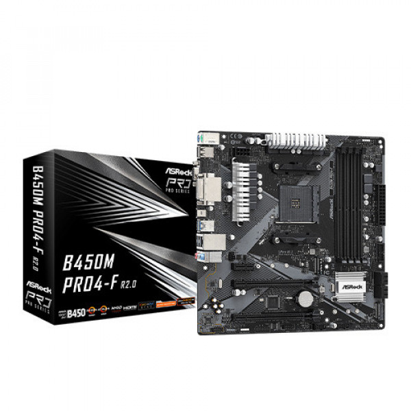 Bo Mạch Chủ ASROCK B450M Pro4-F R2.0