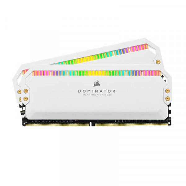 Ram Corsair 32GB/3200 (2x16G) Dominator Platinum White RGB (CMT32GX4M2E3200C16W)