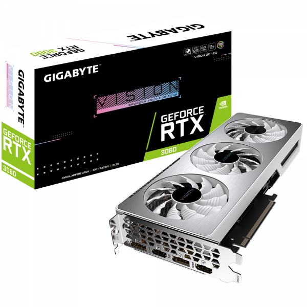 Card Màn Hình GIGABYTE Geforce RTX 3060 Vision OC 12G V2