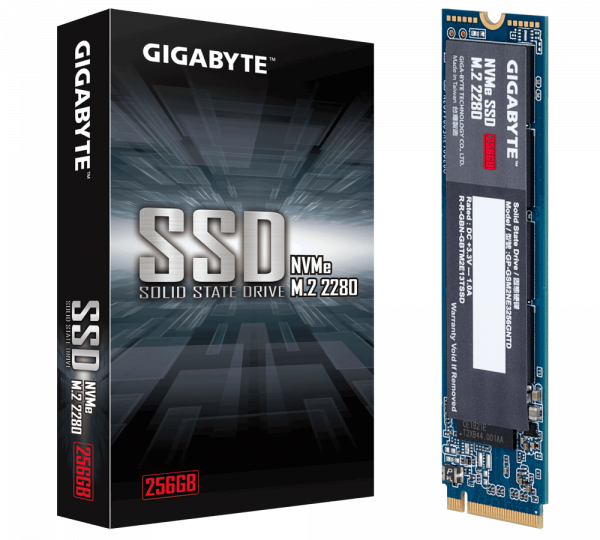 Ổ cứng SSD GIGABYTE M2 2280 256GB NVMe PCI-Express 3.0 x4