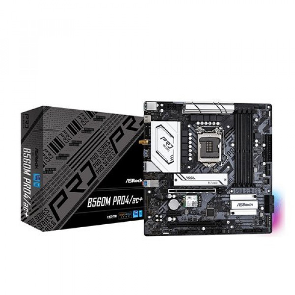 Bo Mạch Chủ ASROCK B560M Pro4/ac+