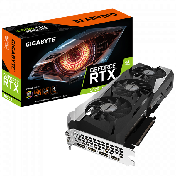 Card Màn Hình Gigabyte GeForce RTX™ 3070 Ti GAMING OC 8G