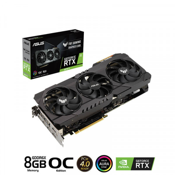 Card Màn Hình Asus TUF RTX 3070 Ti O8G Gaming