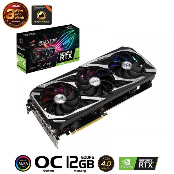 Card Màn Hình ASUS ROG Strix GeForce RTX 3060 O12G V2 GAMING