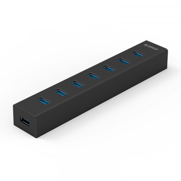 Bộ Chia USB Orico 7 Port USB 3.0 H7013-U3-AD-BK