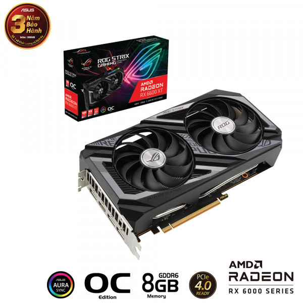 Card Màn Hình ASUS ROG Strix Radeon RX 6600 XT OC 8GB