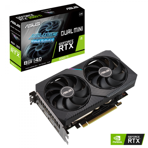 Card Màn Hình ASUS DUAL GeForce RTX 3060 Ti V2 MINI 8GB GDDR6