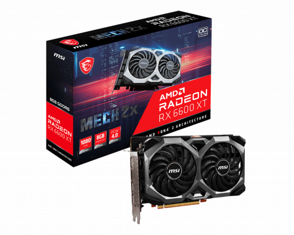 Card Màn Hình MSI Radeon RX 6600 XT MECH 2X 8G OCV1