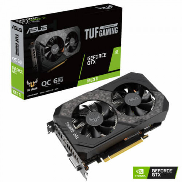 Card Màn Hình ASUS TUF Gaming GeForce GTX 1660 Ti EVO O6GB GDDR6