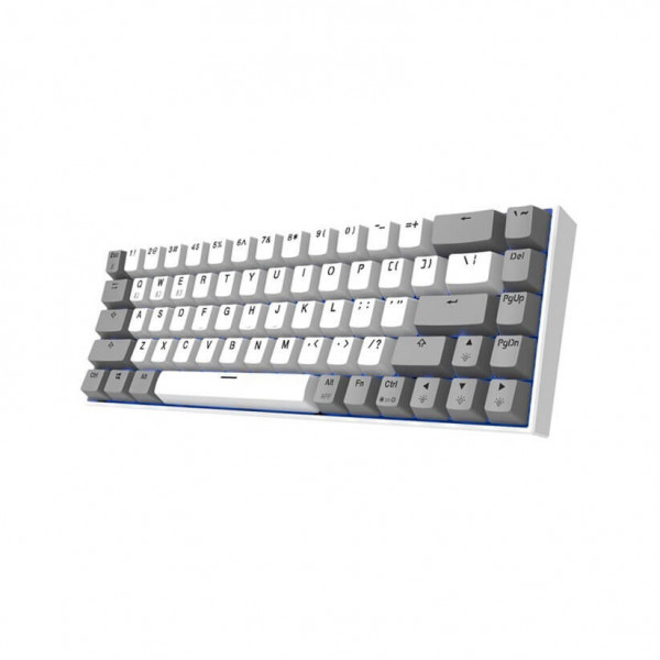 Bàn phím cơ Bluetooth FL-Esports F12 RGB White and Grey Red Switch