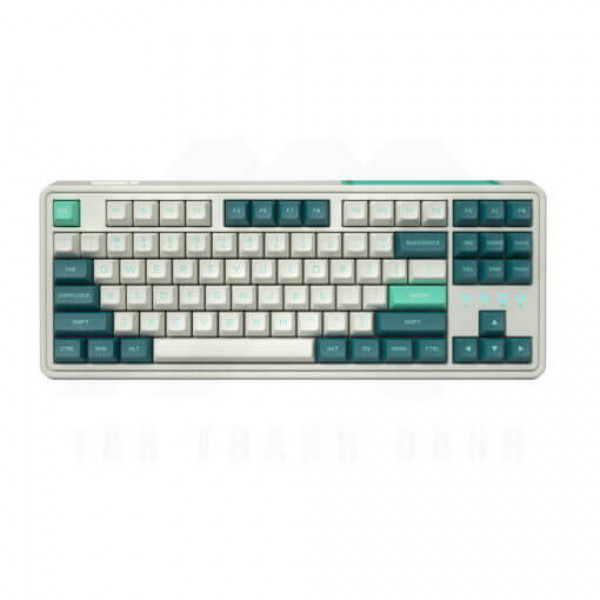 Bàn phím cơ Bluetooth FL-Esports F12 RGB Cool Mint Brown Switch	