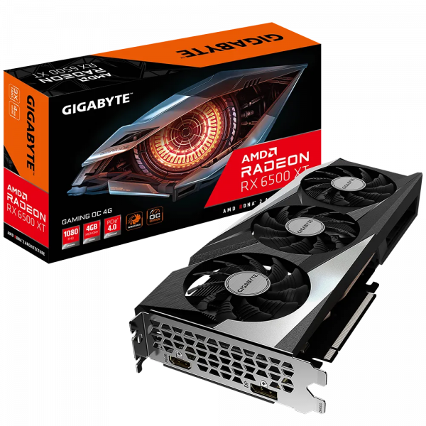 Card Màn Hình Gigabyte Radeon RX 6500 XT GAMING OC 4G