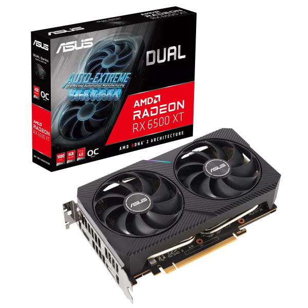 Card Màn Hình ASUS DUAL Radeon RX 6500 XT OC 4GB GDDR6